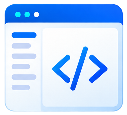 Custom development icon
